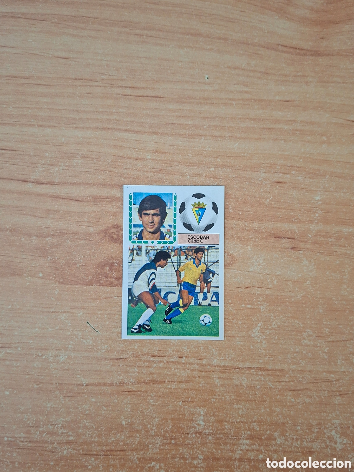 Cromos de f&uacute;tbol: Este 83 84 escobar cadiz meyba despegado ver fotos