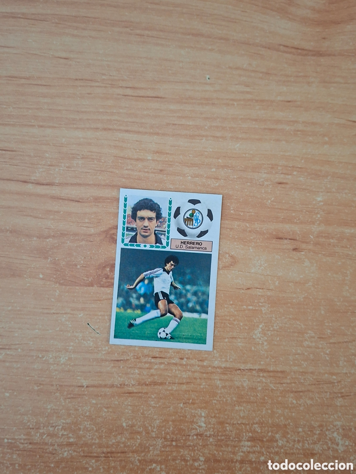 Cromos de f&uacute;tbol: Este 83 84 herrero Salamanca baja despegado ver fotos