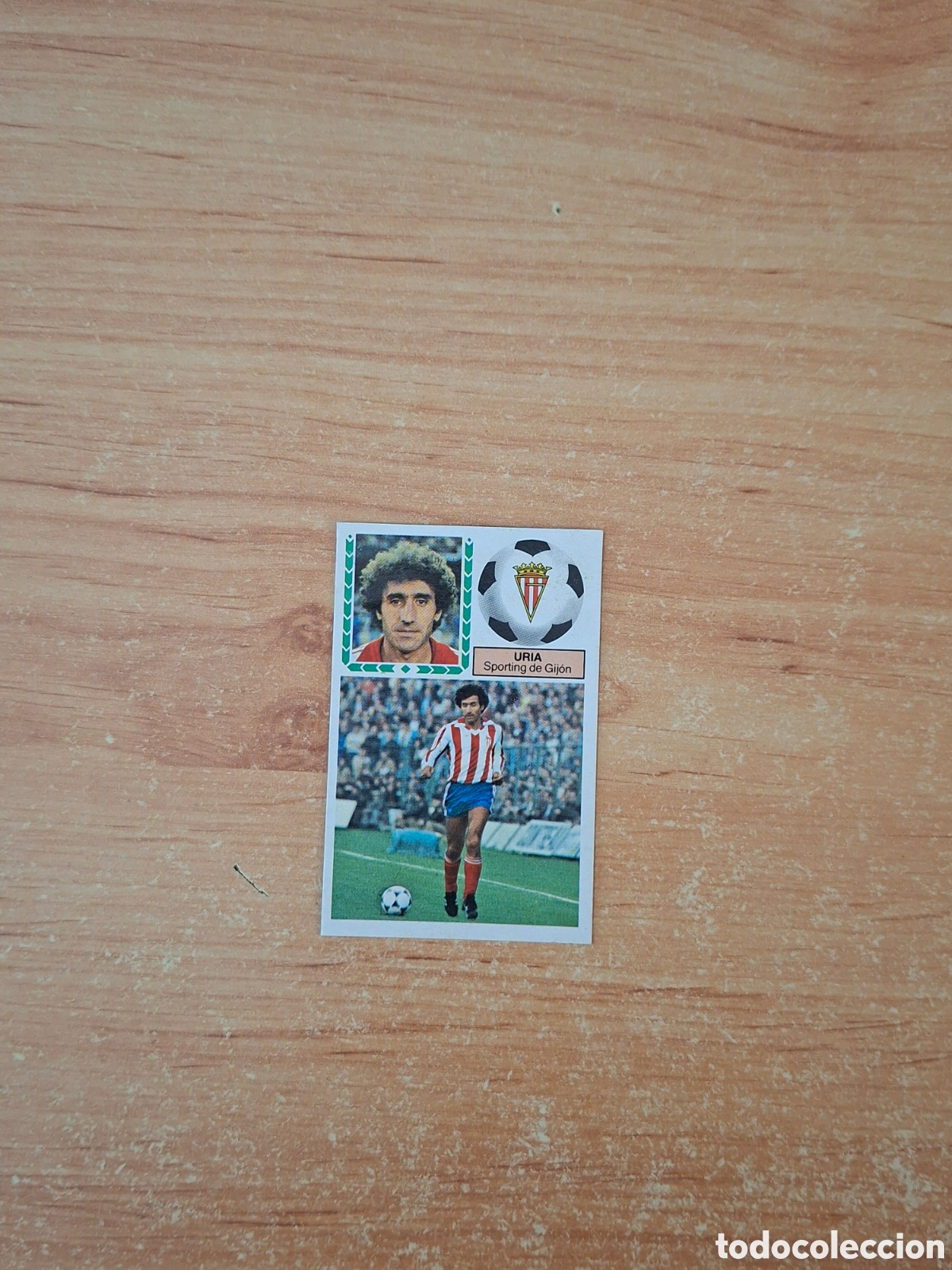 Cromos de f&uacute;tbol: Este 83 84 uria gijon baja despegado ver fotos