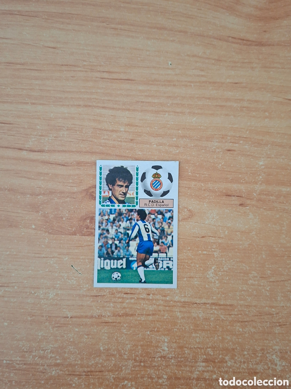 Cromos de f&uacute;tbol: Este 83 84 padilla espa&ntilde;ol baja despegado ver fotos