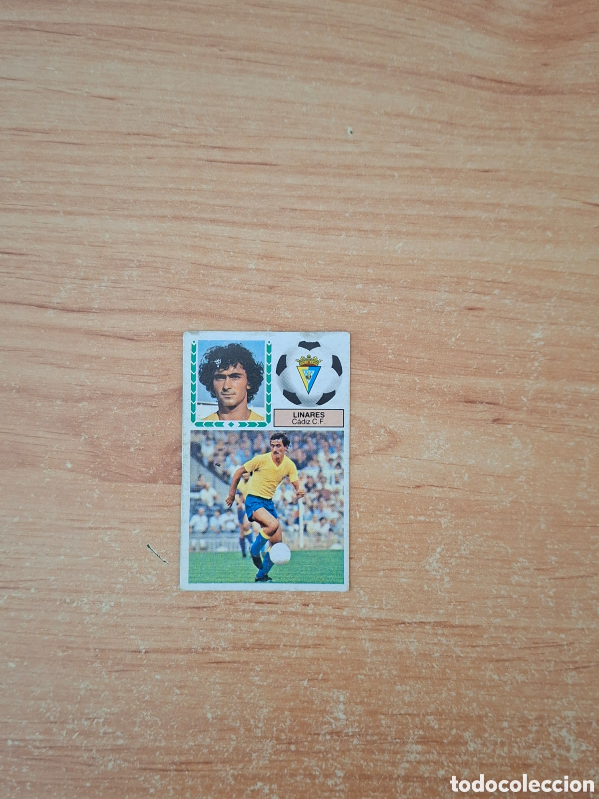Cromos de f&uacute;tbol: Este 83 84 linares cadiz baja despegado ver fotos