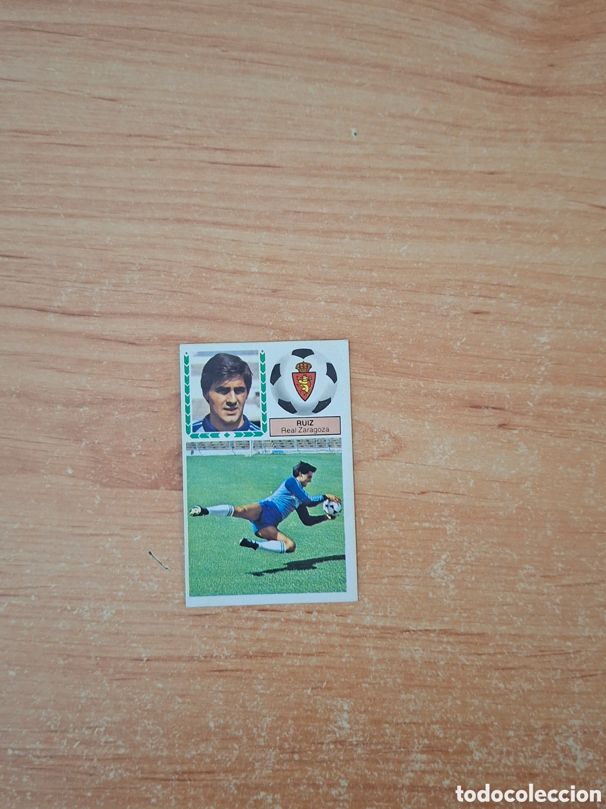 Cromos de f&uacute;tbol: Este 83 84 ruiz Zaragoza coloca despegado ver fotos
