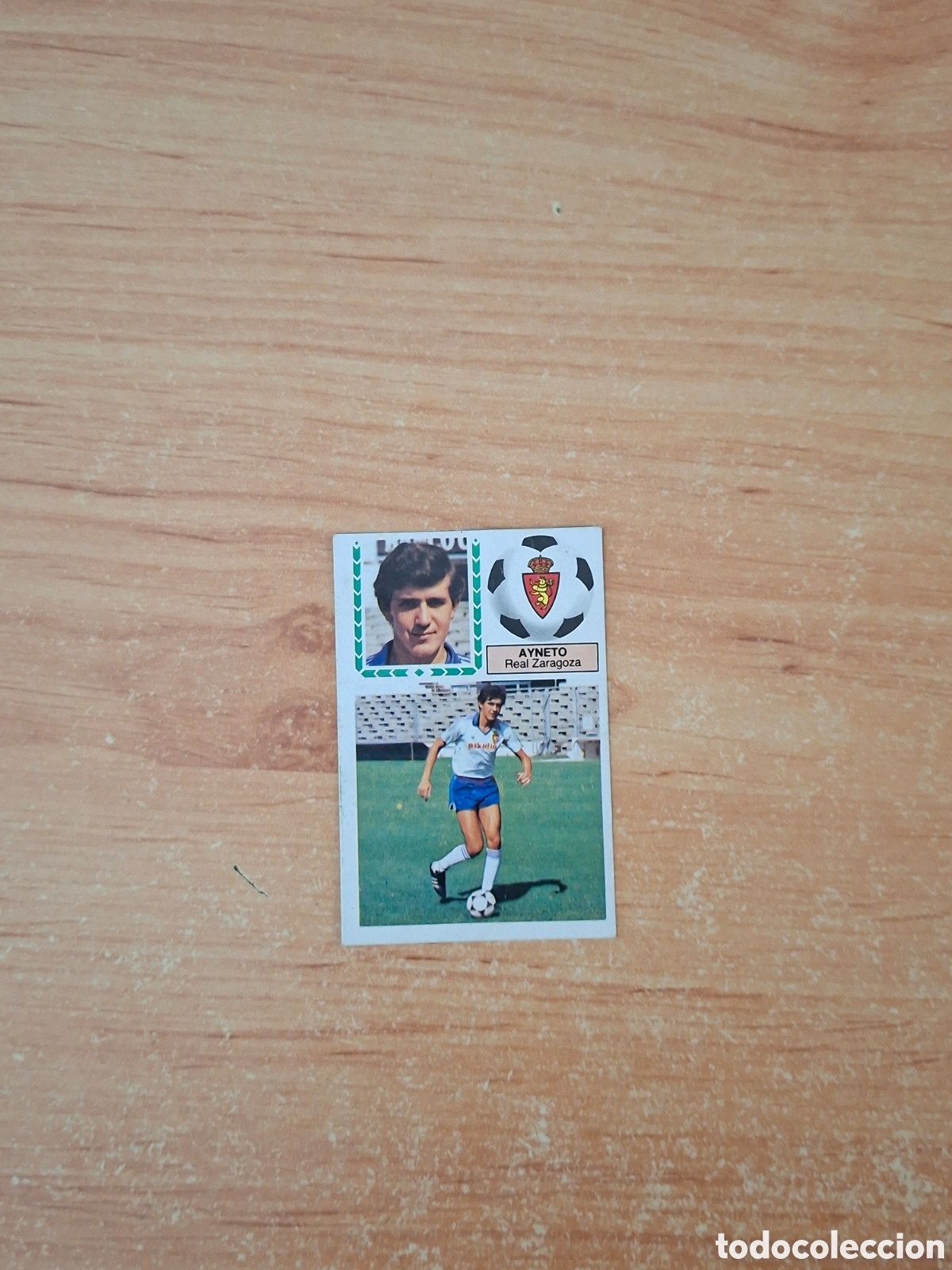 Cromos de f&uacute;tbol: Este 83 84 ayneto Zaragoza coloca despegado ver fotos