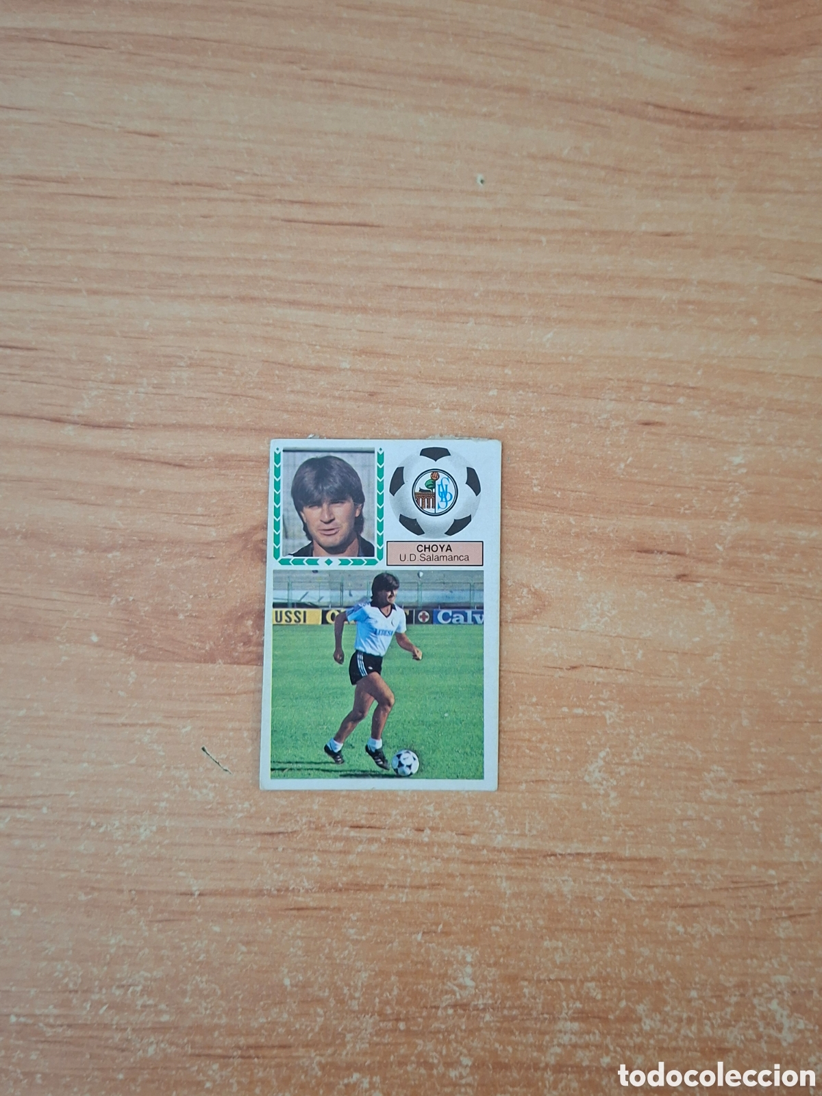Cromos de Futebol: Este 83 84 choya Salamanca doble coloca despegado ver fotos