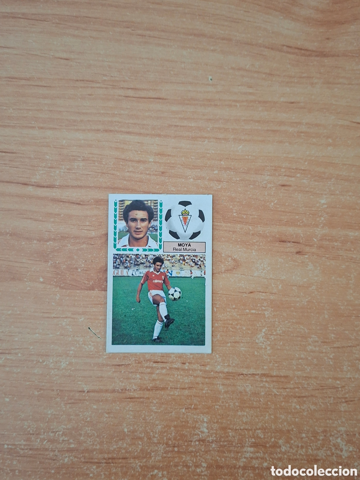 Cromos de Futebol: Este 83 84 moya Murcia coloca despegado ver fotos