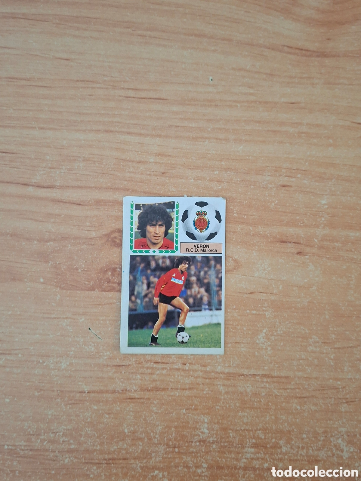 Cromos de Futebol: Este 83 84 veron Mallorca coloca despegado ver fotos