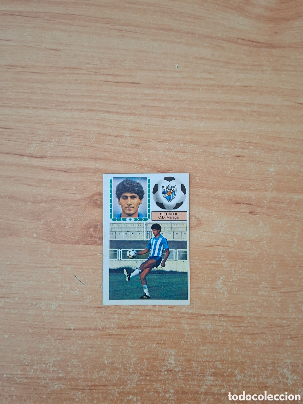 Cromos de Futebol: Este 83 84 hierro ll malaga coloca despegado ver fotos