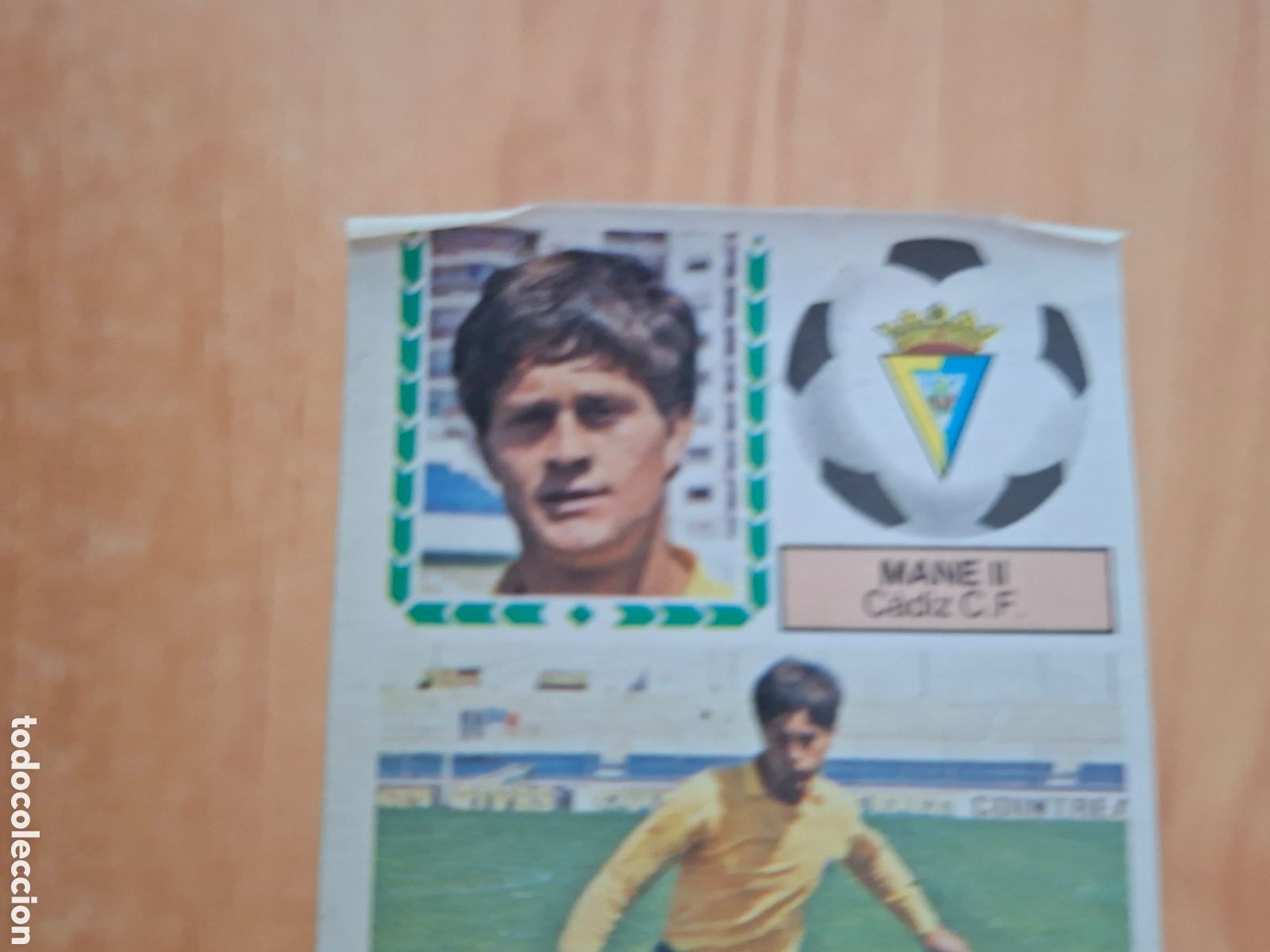 Cromos de f&uacute;tbol: Este 83 84 mane ll cadiz dif&iacute;cil mal cortado por arriba coloca despegado ver fotos