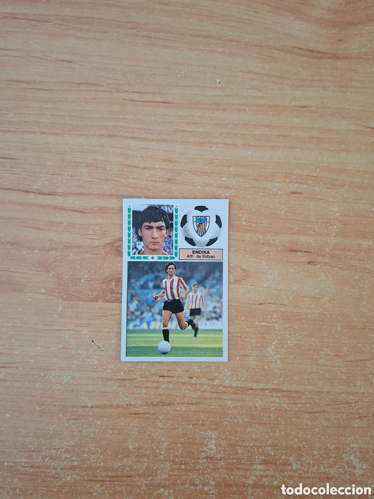 Cromos de f&uacute;tbol: Este 83 84 endika Bilbao coloca despegado ver fotos