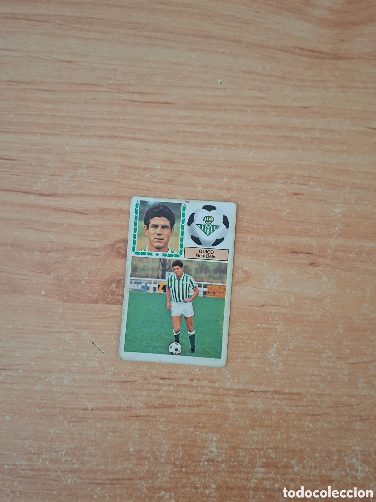 Cromos de f&uacute;tbol: Este 83 84 quico betis coloca despegado ver fotos
