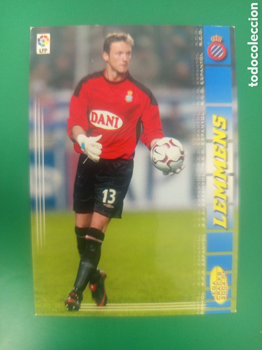 Cartes &agrave; collectionner de Football: ❇️ CROMO ⚽ LEMMENS ESPA&Ntilde;OL MEGACRACKS MGKS 04 05 2004 2005 PANINI SPORTS ❇️