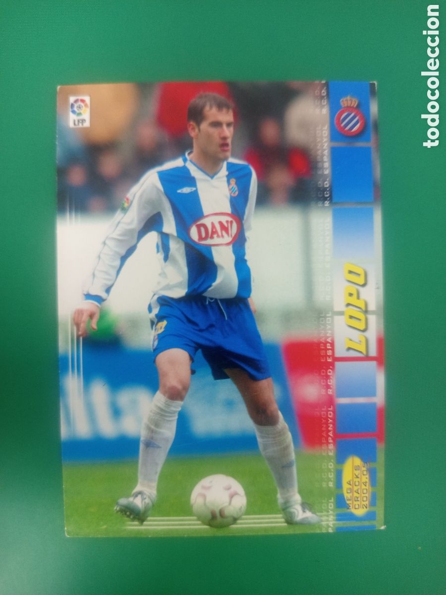 Cartes &agrave; collectionner de Football: ❇️ CROMO ⚽ LOPO ESPA&Ntilde;OL MEGACRACKS MGKS 04 05 2004 2005 PANINI SPORTS ❇️