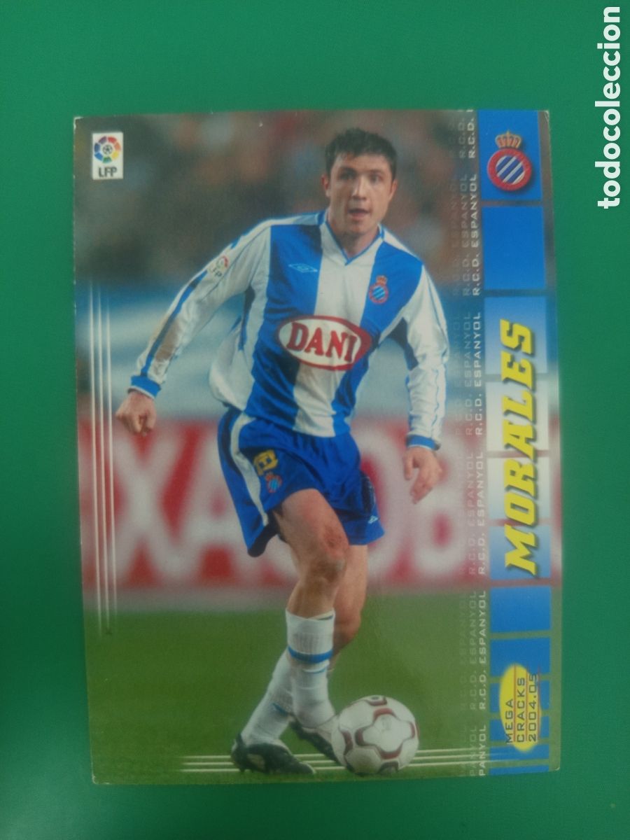 Cartes &agrave; collectionner de Football: ❇️ CROMO ⚽ MORALES ESPA&Ntilde;OL MEGACRACKS MGKS 04 05 2004 2005 PANINI SPORTS ❇️