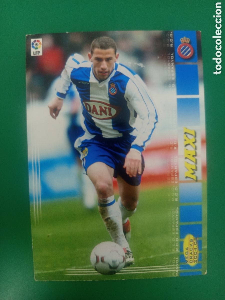 Cromos de f&uacute;tbol: ❇️ CROMO MAXI ESPA&Ntilde;OL MEGACRACKS MGKS 04 05 2004 2005 PANINI SPORTS ❇️