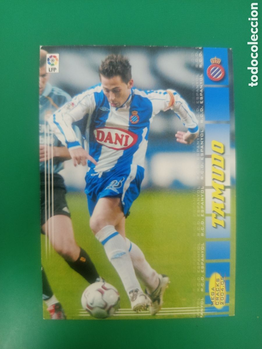 Cromos de f&uacute;tbol: ❇️ CROMO TAMUDO ESPA&Ntilde;OL MEGACRACKS MGKS 04 05 2004 2005 PANINI SPORTS ❇️
