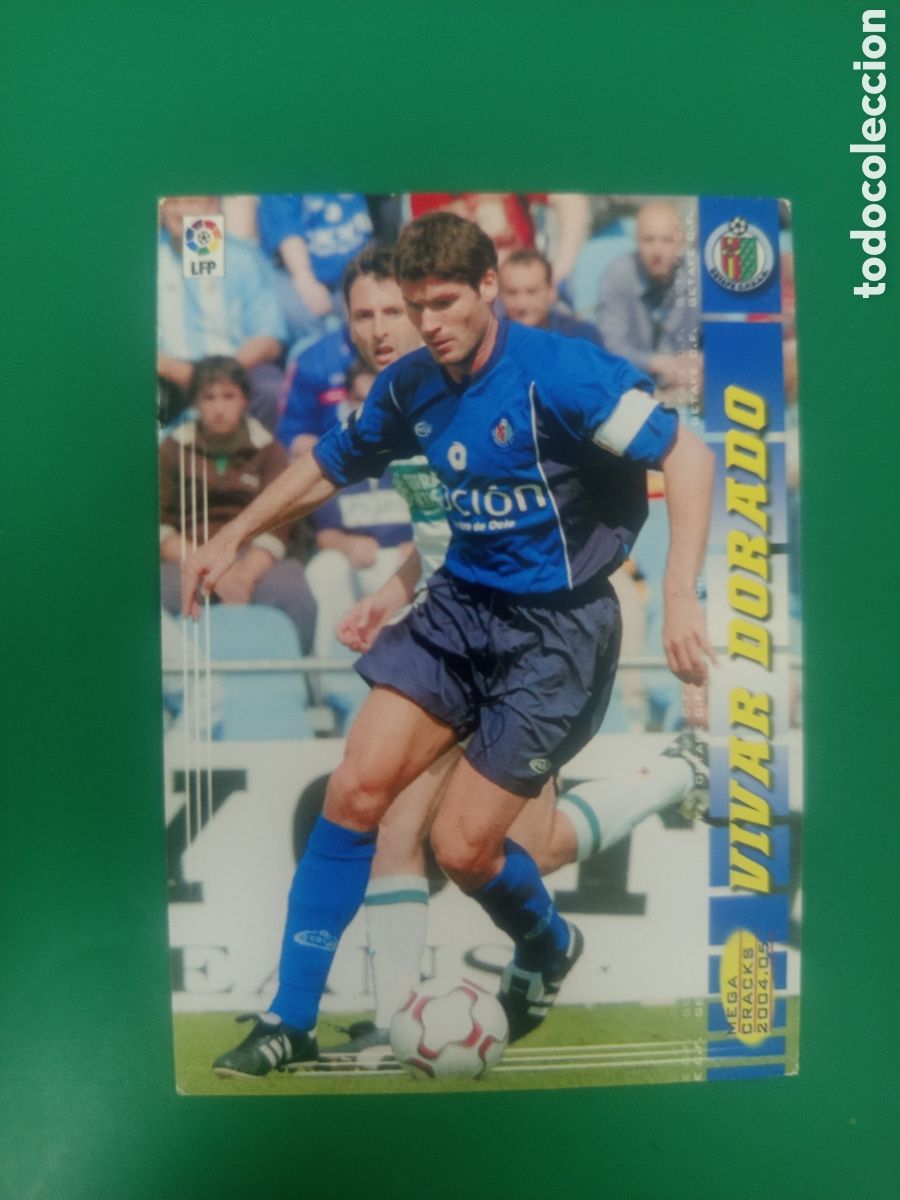 Cromos de f&uacute;tbol: ❇️ CROMO VIVAR DORADO GETAFE MEGACRACKS MGKS 04 05 2004 2005 PANINI SPORTS ❇️