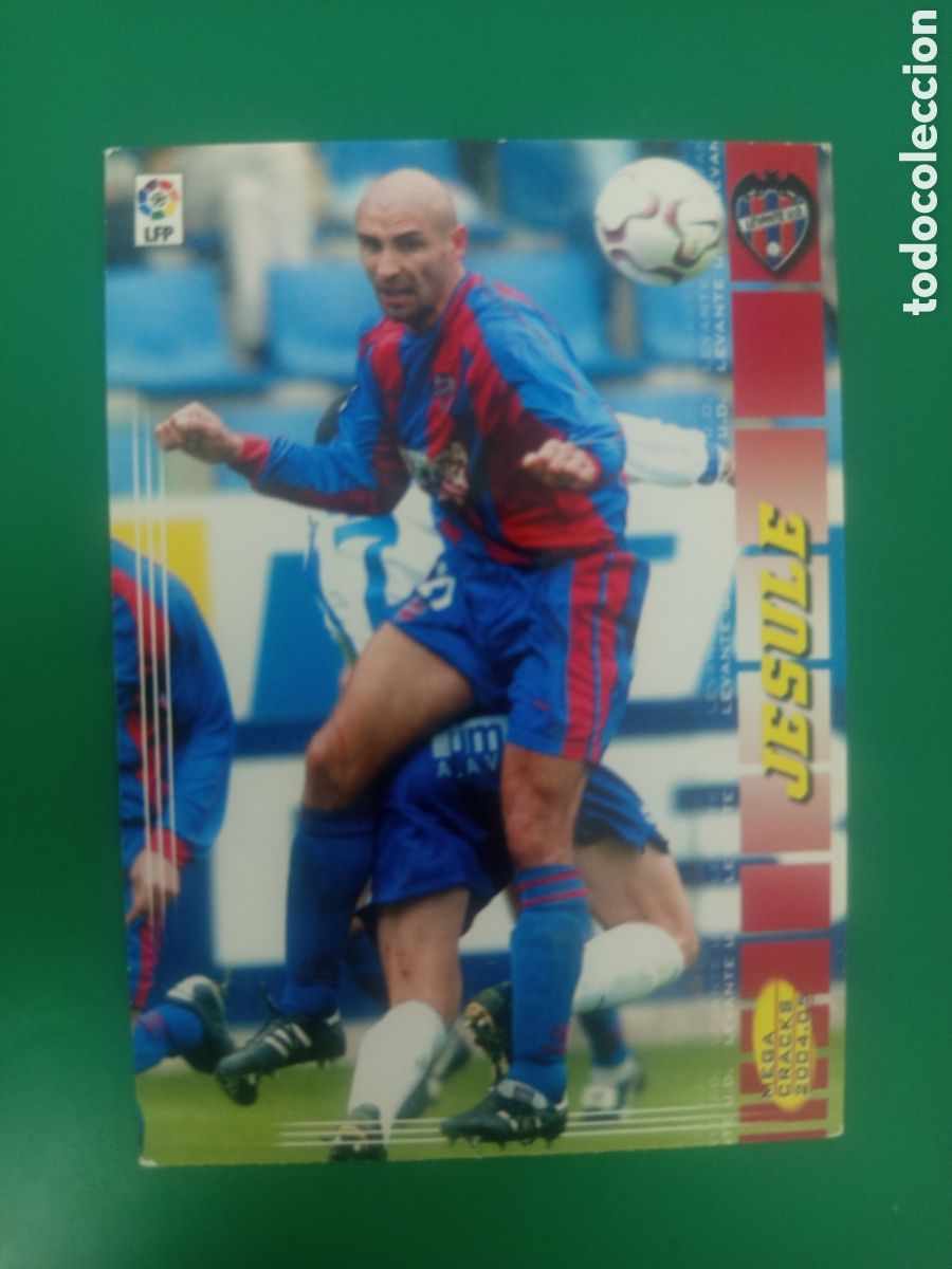 Cromos de f&uacute;tbol: ❇️ CROMO JESULE LEVANTE MEGACRACKS MGKS 04 05 2004 2005 PANINI SPORTS ❇️