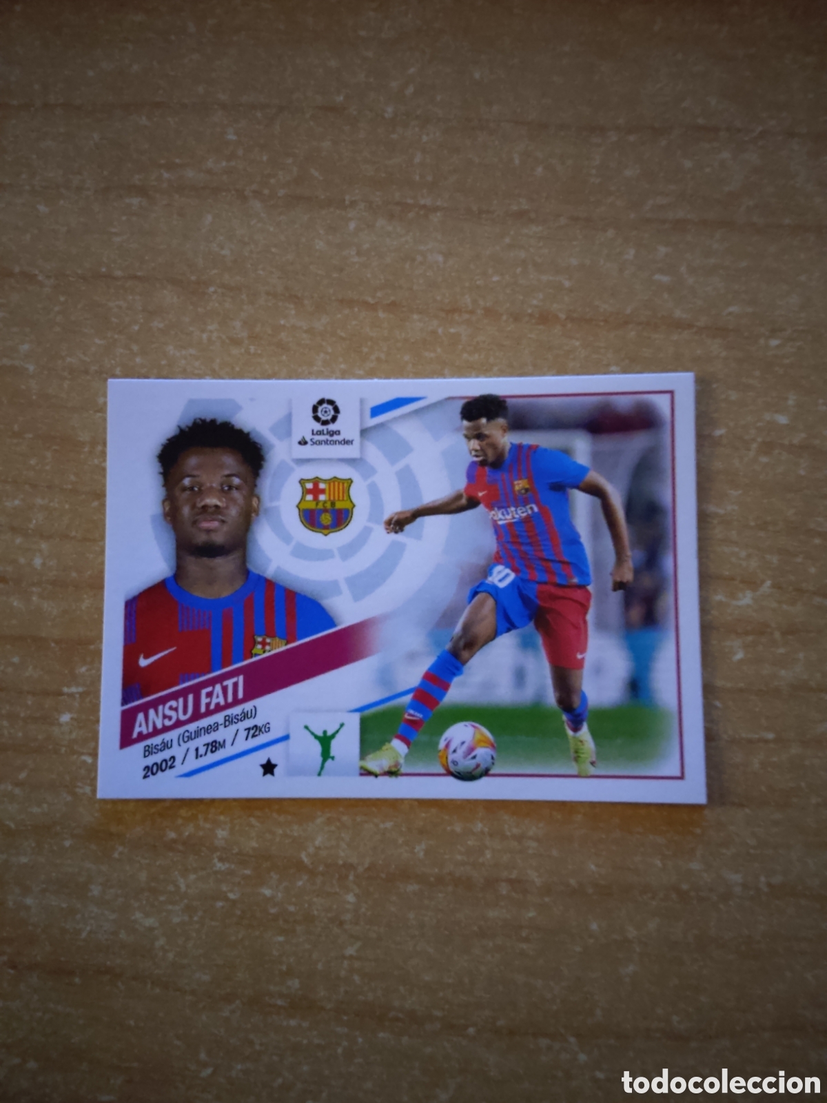 Cromos de f&uacute;tbol: 17 ANSU FATI BARCELONA LIGA ESTE 2022 2023