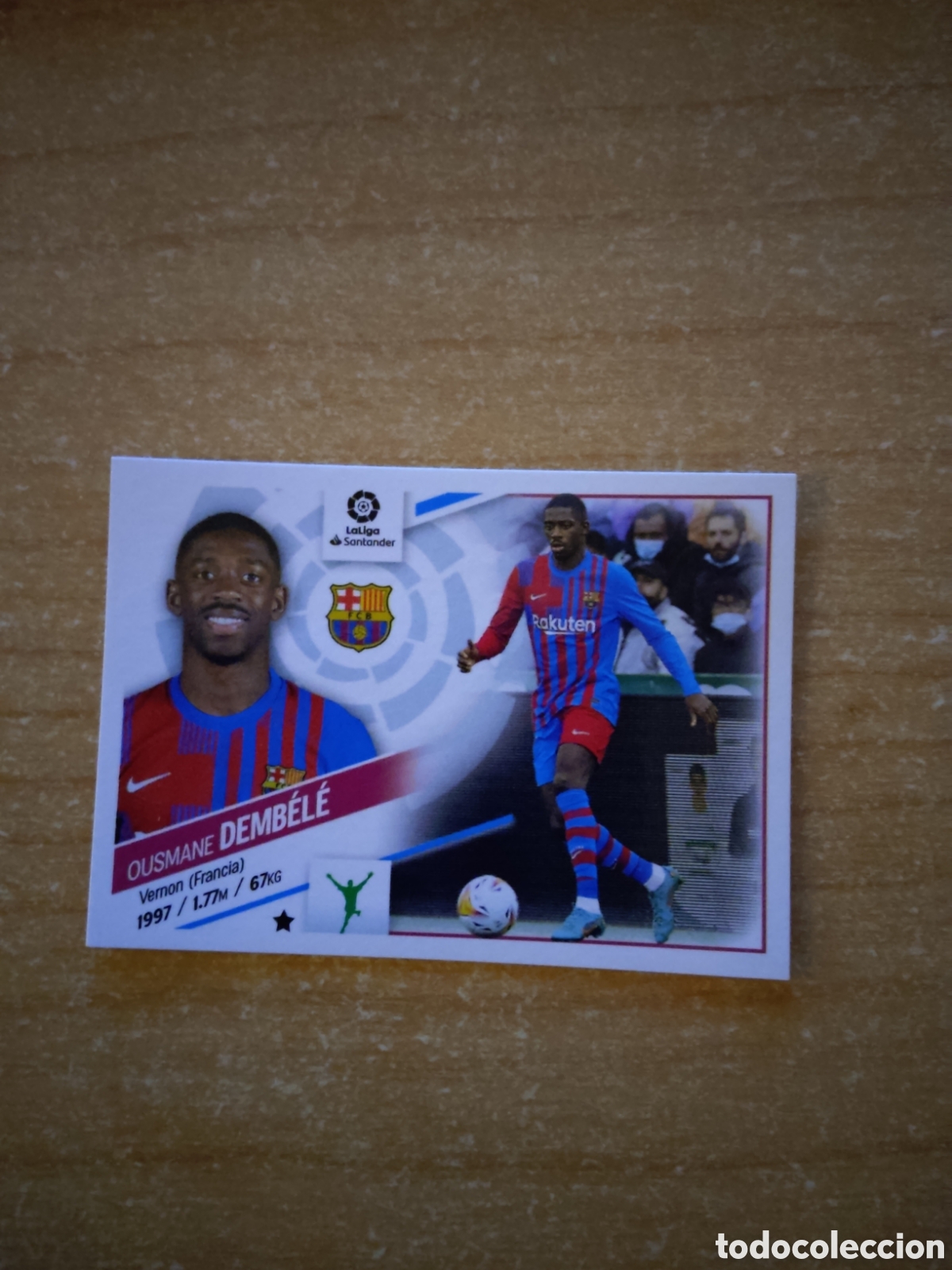 Cromos de f&uacute;tbol: 18 OUSMANE DEMBELE BARCELONA LIGA ESTE 2022 2023