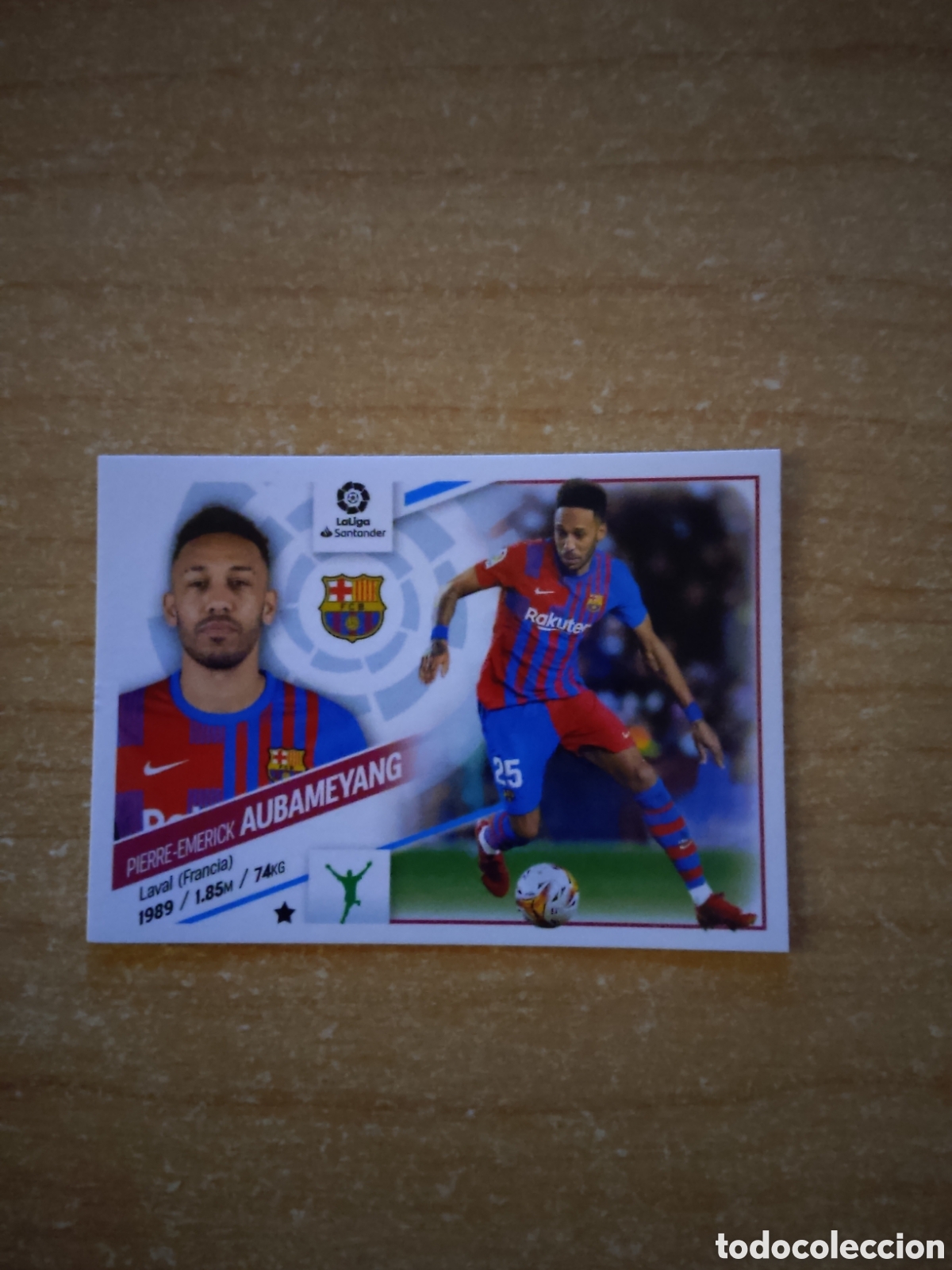Cromos de f&uacute;tbol: 20 AUBAMEYANG BARCELONA LIGA ESTE 2022 2023