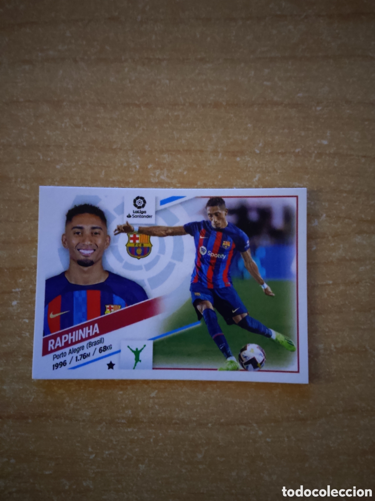 Cromos de f&uacute;tbol: 17 RAPHINHA BARCELONA ULTIMO FICHAJE LIGA ESTE 2022 2023