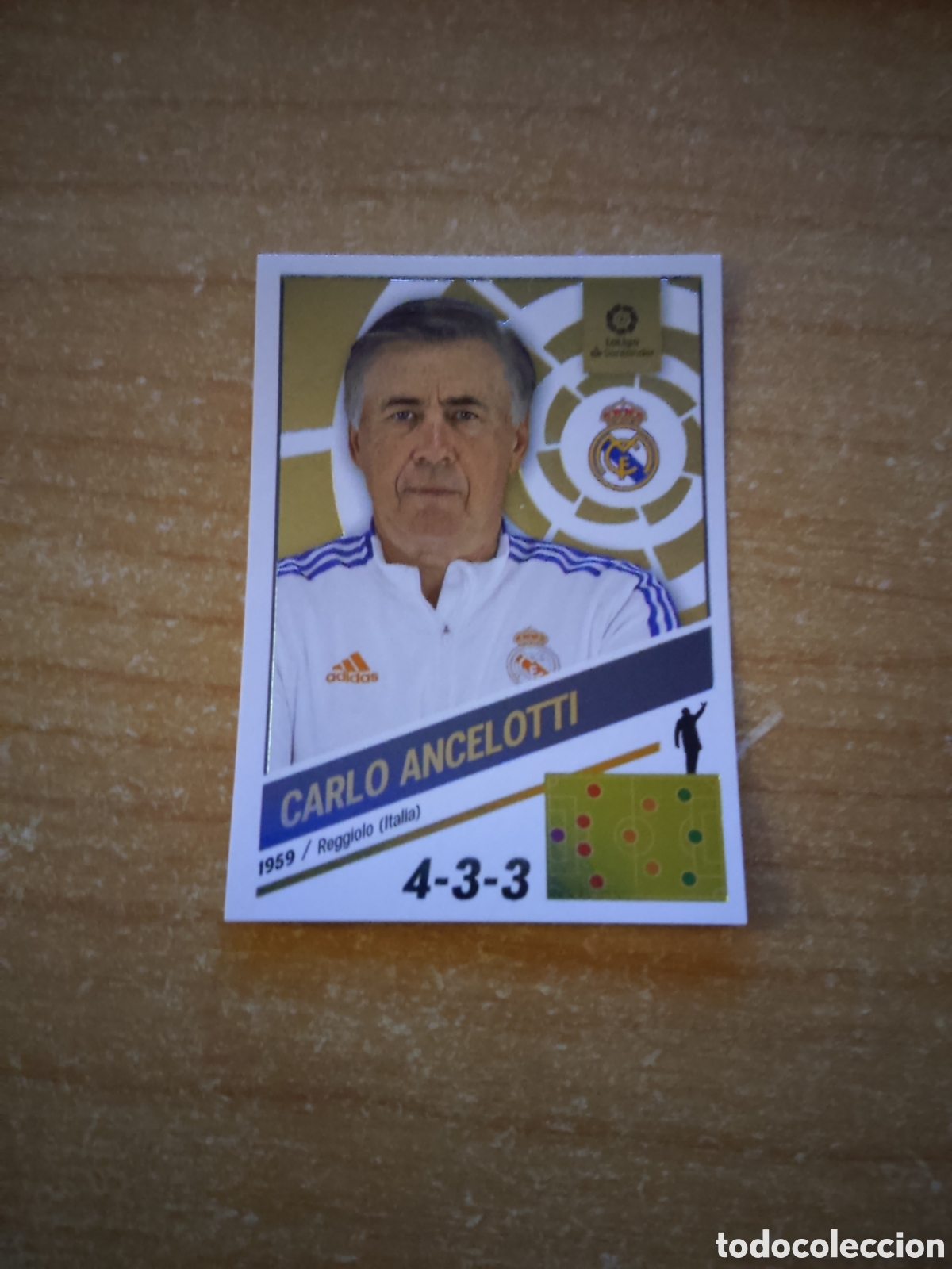 Cromos de f&uacute;tbol: 2 CARLO ANCELOTTI REAL MADRID LIGA ESTE 2022 2023
