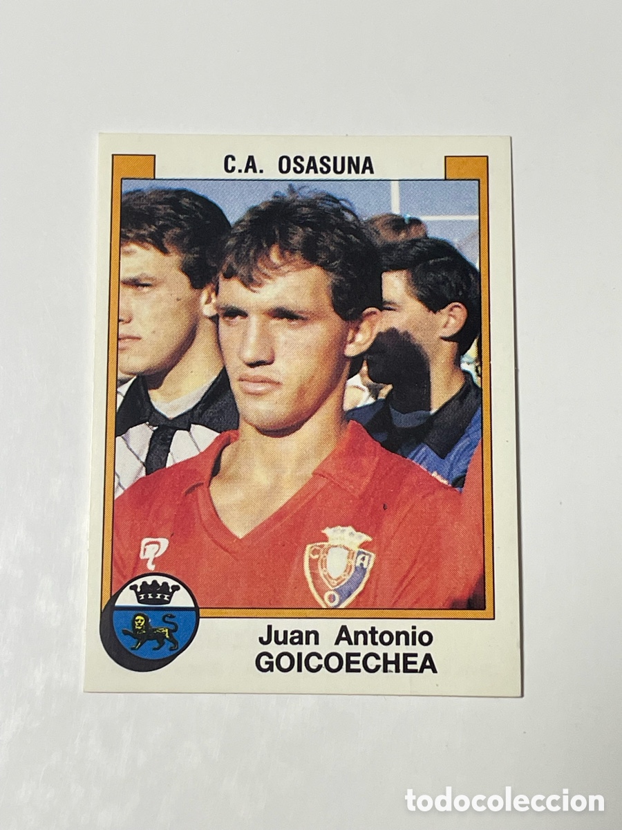 Cromos de f&uacute;tbol: Jon Andoni Goicoechea Osasuna Panini 87/88 #269