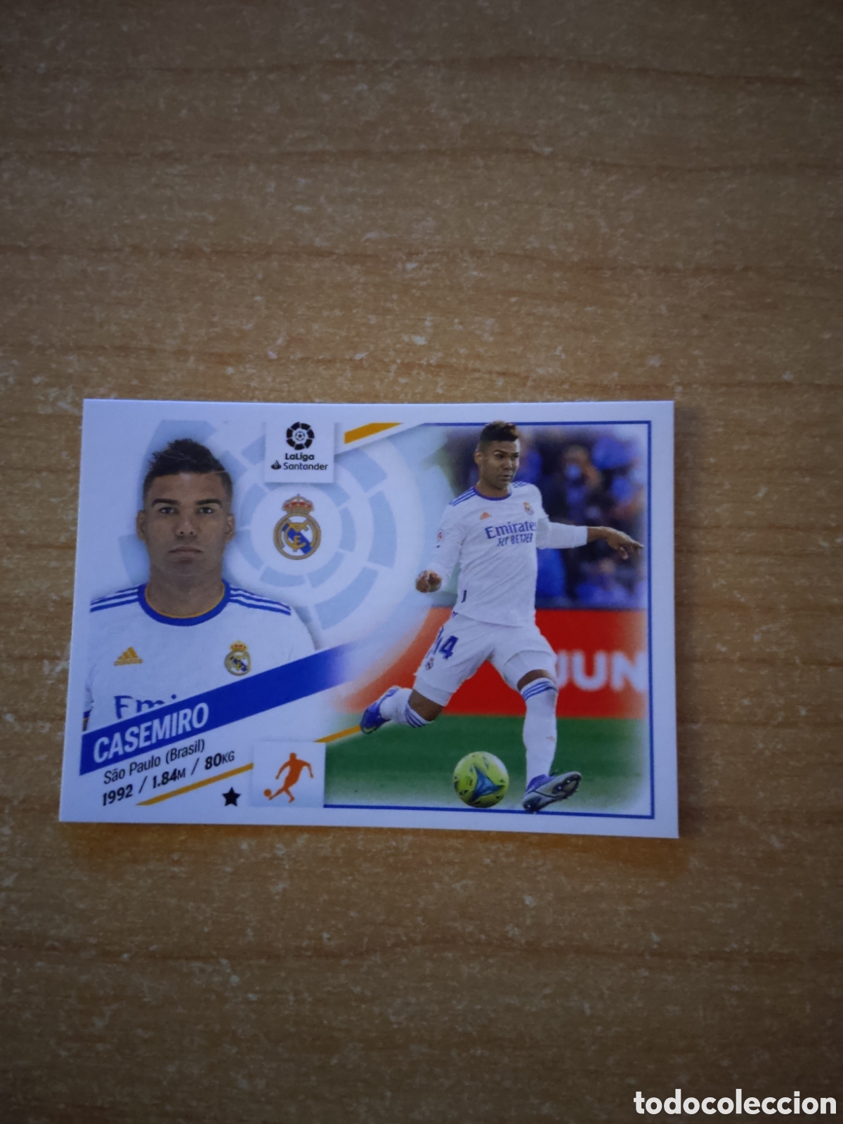 Cromos de f&uacute;tbol: 10 CASEMIRO REAL MADRID LIGA ESTE 2022 2023