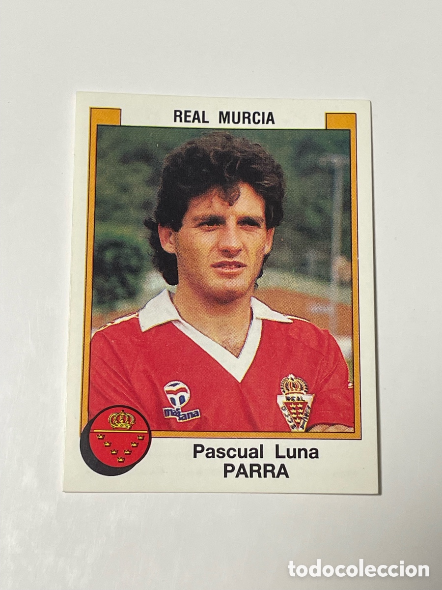 Cromos de f&uacute;tbol: Pascual Parra Murcia Panini 87/88 #243