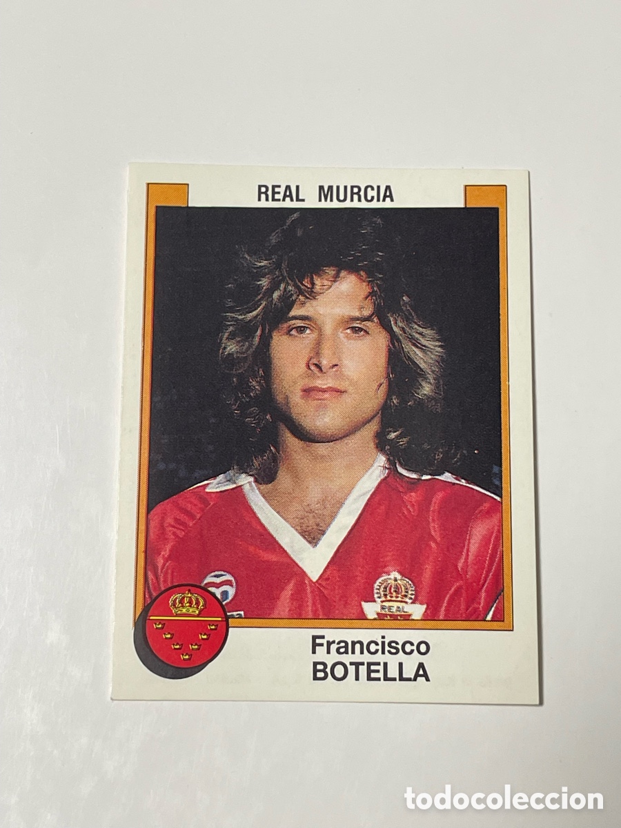 Cromos de f&uacute;tbol: Francisco Botella Murcia Panini 87/88 #244