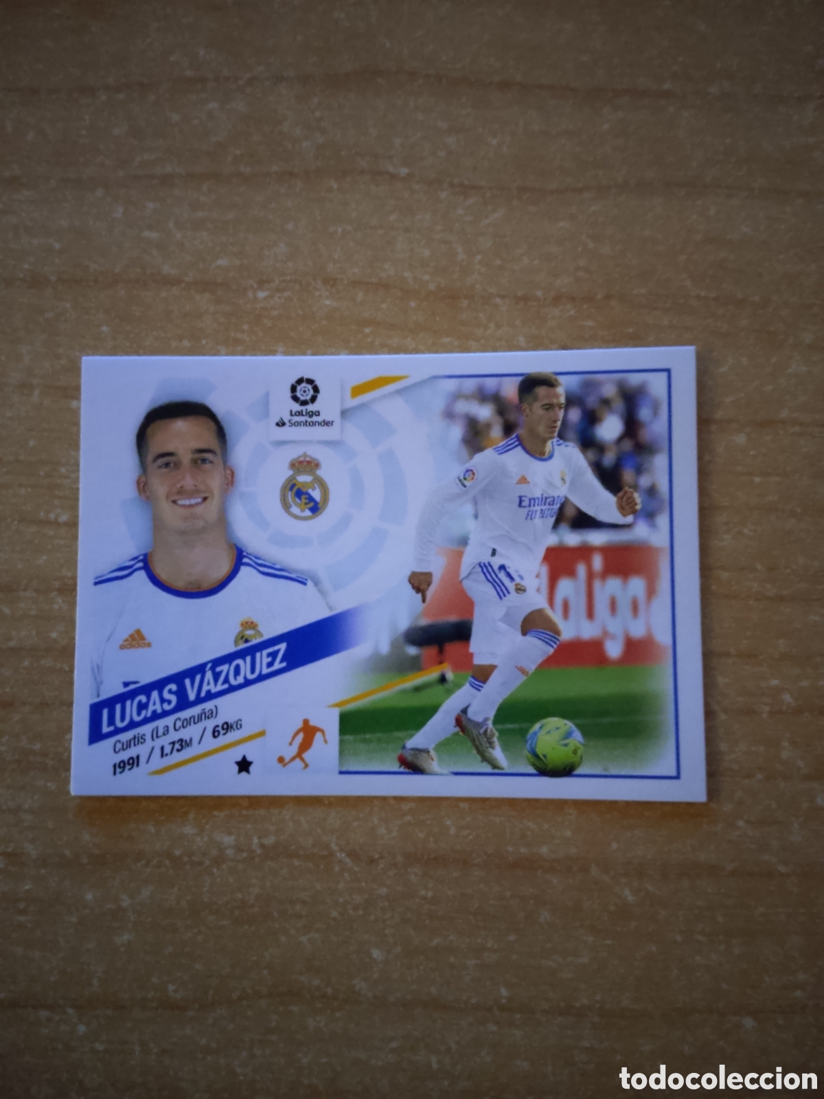 Cromos de f&uacute;tbol: 14 LUCAS VAZQUEZ REAL MADRID LIGA ESTE 2022 2023