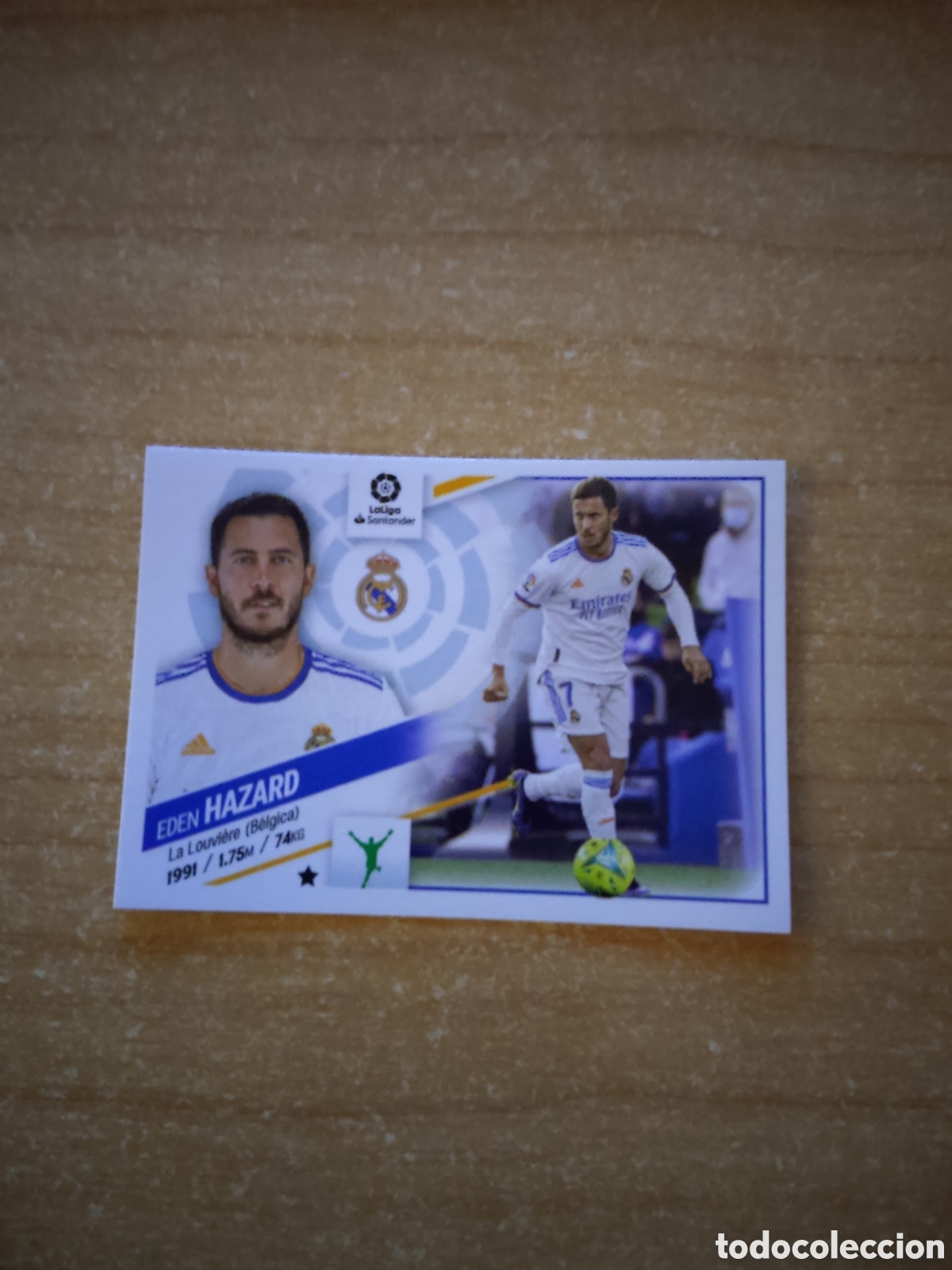 Cromos de f&uacute;tbol: 17 EDEN HAZARD REAL MADRID LIGA ESTE 2022 2023