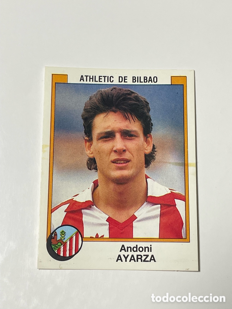 Cromos de f&uacute;tbol: Andoni Ayarza Athletic de Bilbao Panini 87/88 #8