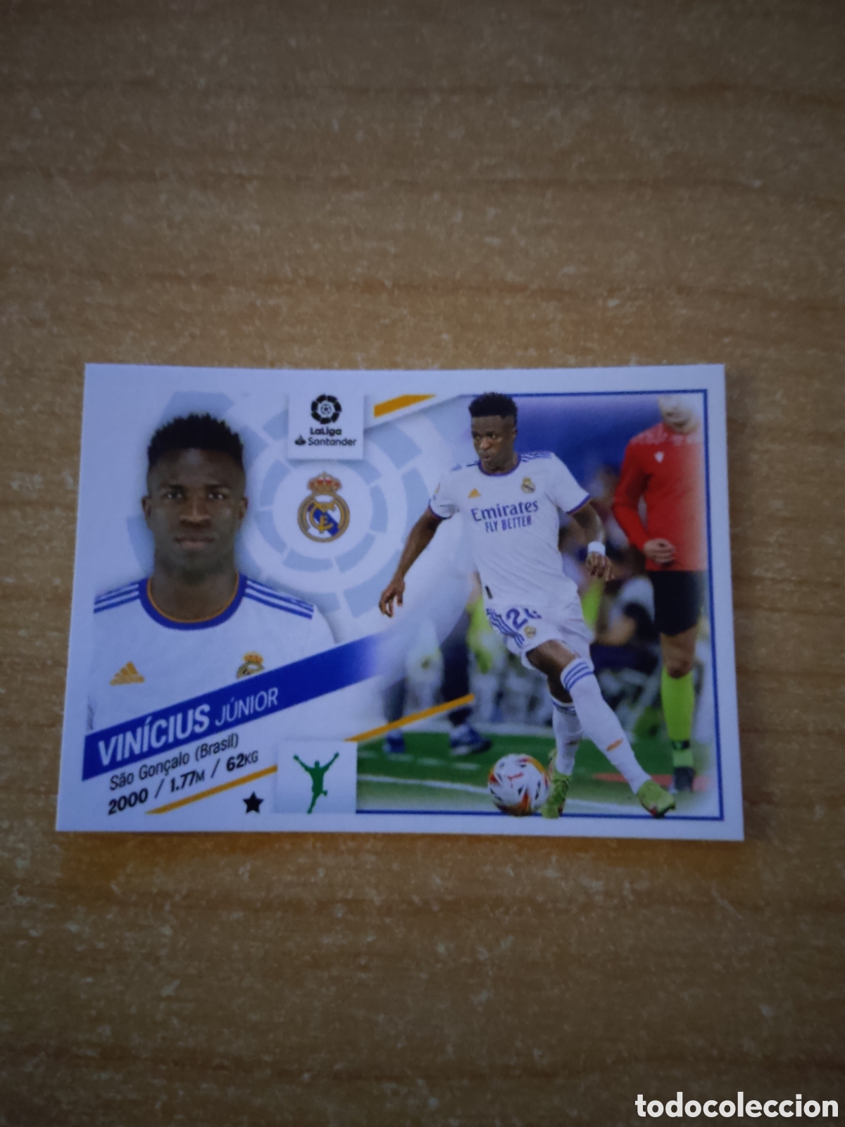 Cromos de f&uacute;tbol: 19 VINICIUS JUNIOR REAL MADRID LIGA ESTE 2022 2023