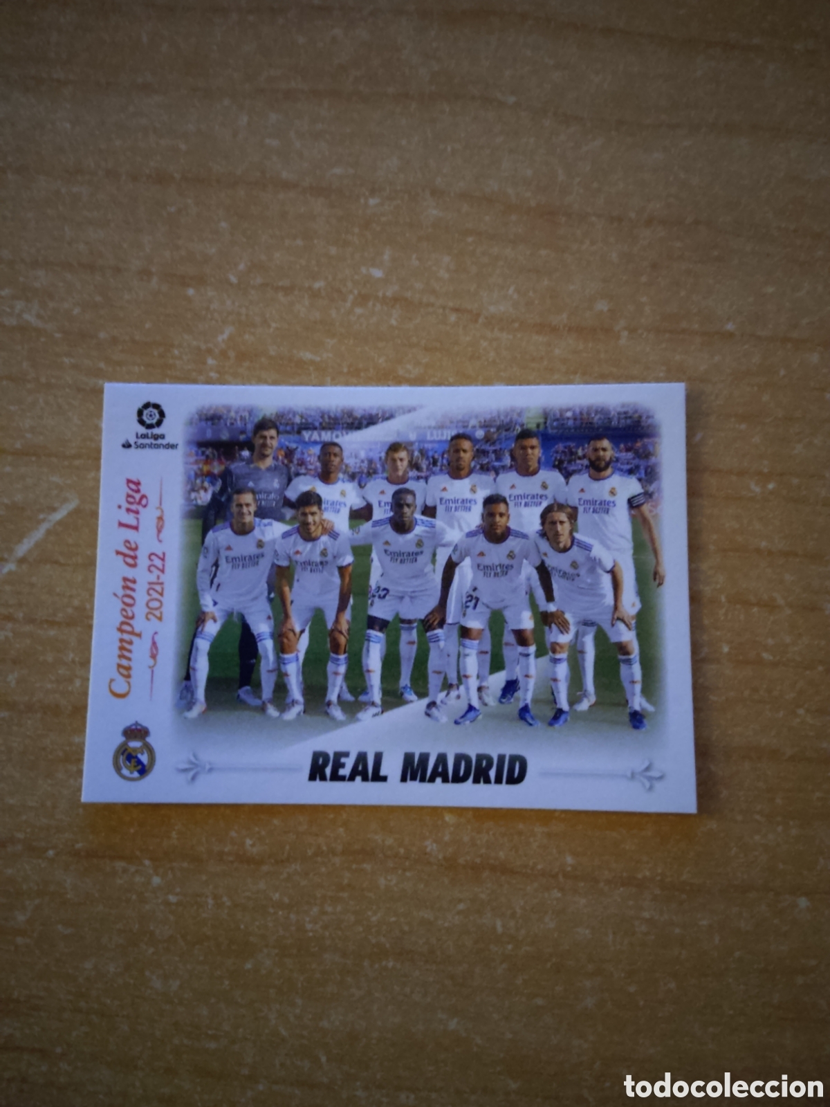 Cromos de f&uacute;tbol: 1 REAL MADRID CUADRO DE HONOR LIGA ESTE 2022 2023