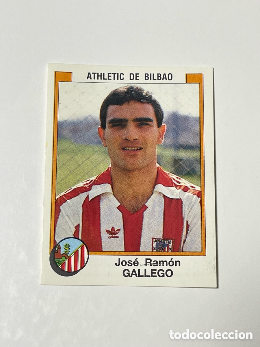 Cromos de f&uacute;tbol: Jos&eacute; Ram&oacute;n Gallego Athletic de Bilbao Panini 87/88 #14