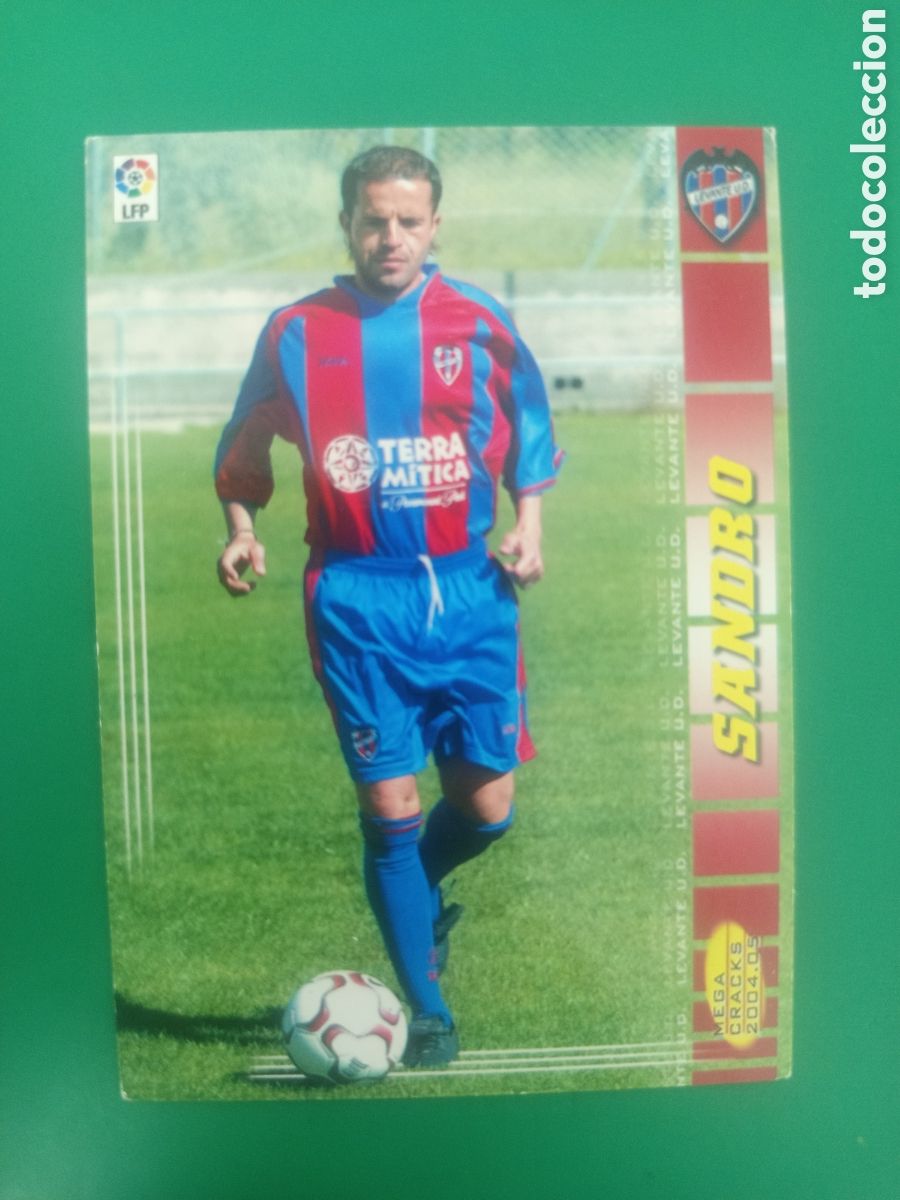 Cromos de f&uacute;tbol: ❇️ CROMO ⚽ SANDRO LEVANTE MEGACRACKS MGKS 04 05 2004 2005 PANINI SPORTS ❇️