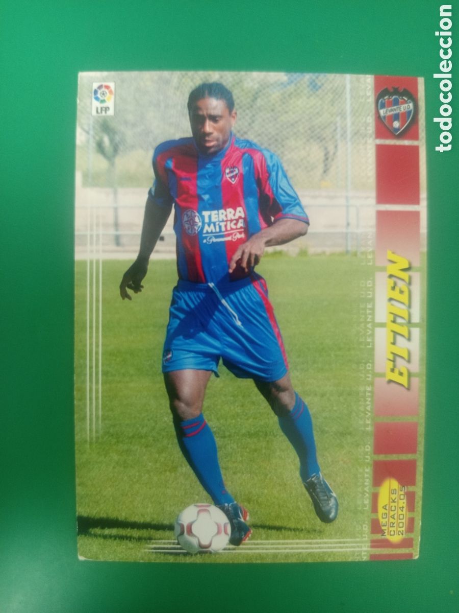 Cromos de f&uacute;tbol: ❇️ CROMO ⚽ ETTIEN LEVANTE MEGACRACKS MGKS 04 05 2004 2005 PANINI SPORTS ❇️