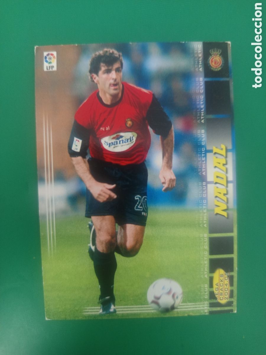 Cromos de f&uacute;tbol: ❇️ CROMO ⚽ NADAL MALLORCA MEGACRACKS MGKS 04 05 2004 2005 PANINI SPORTS ❇️
