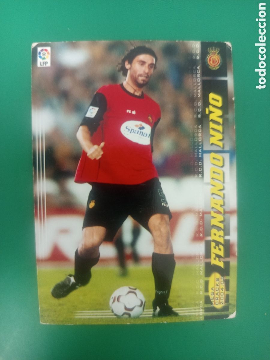 Cromos de f&uacute;tbol: ❇️ CROMO ⚽ FERNANDO NI&Ntilde;O MALLORCA MEGACRACKS MGKS 04 05 2004 2005 PANINI SPORTS ❇️