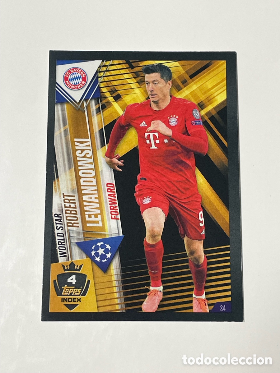 Cromos de f&uacute;tbol: Robert Lewandowski Bayern Munich Topps Match Attax 2019/20 #S4