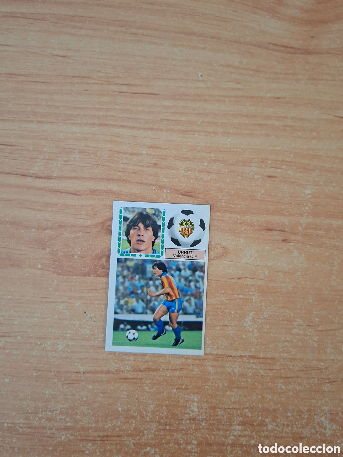 Cartes &agrave; collectionner de Football: Este 83 84 urruti Valencia 6 bis fichaje despegado ver fotos