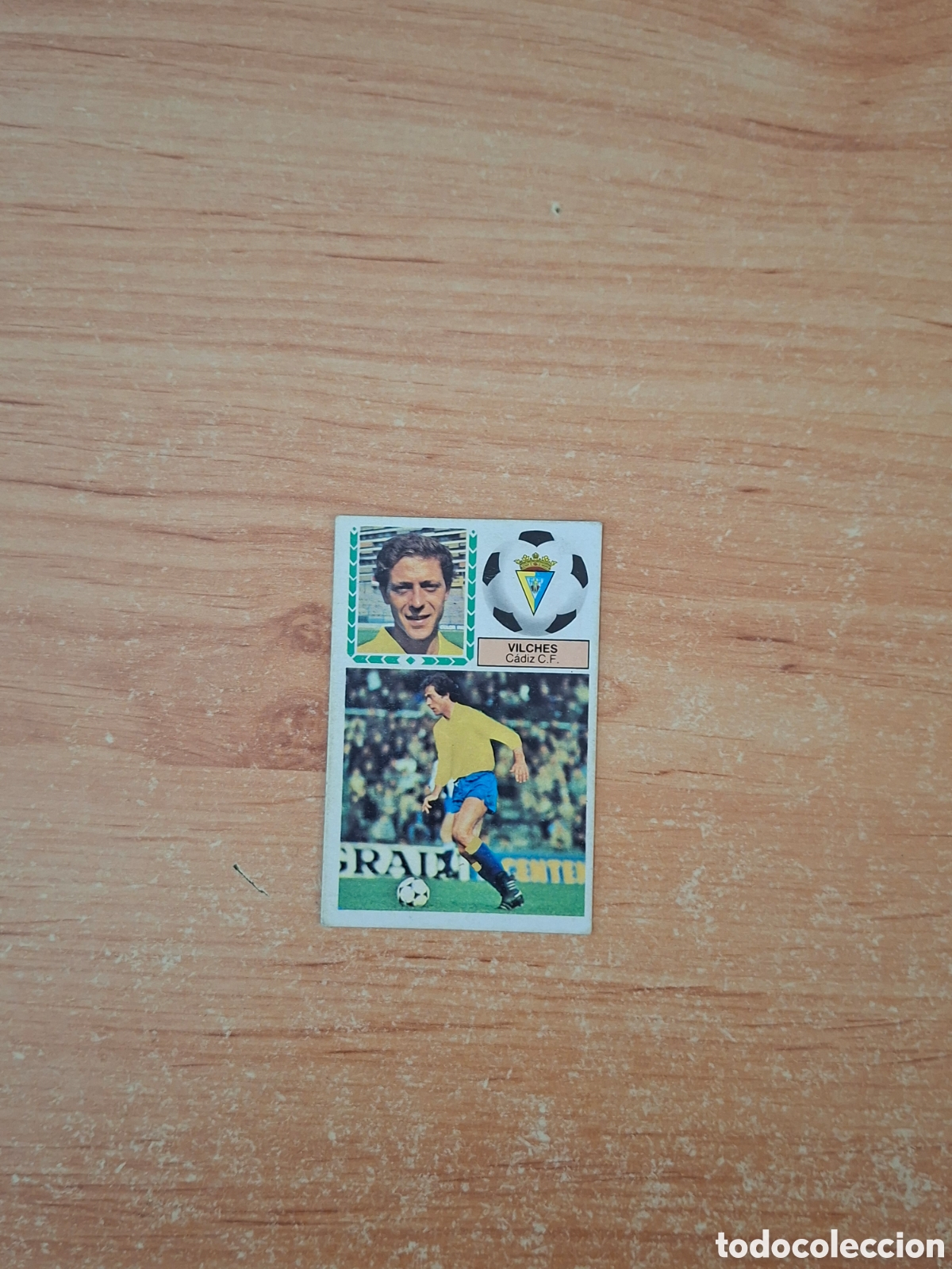 Cartes &agrave; collectionner de Football: Este 83 84 vilches cadiz pintado 7 fichaje despegado ver fotos