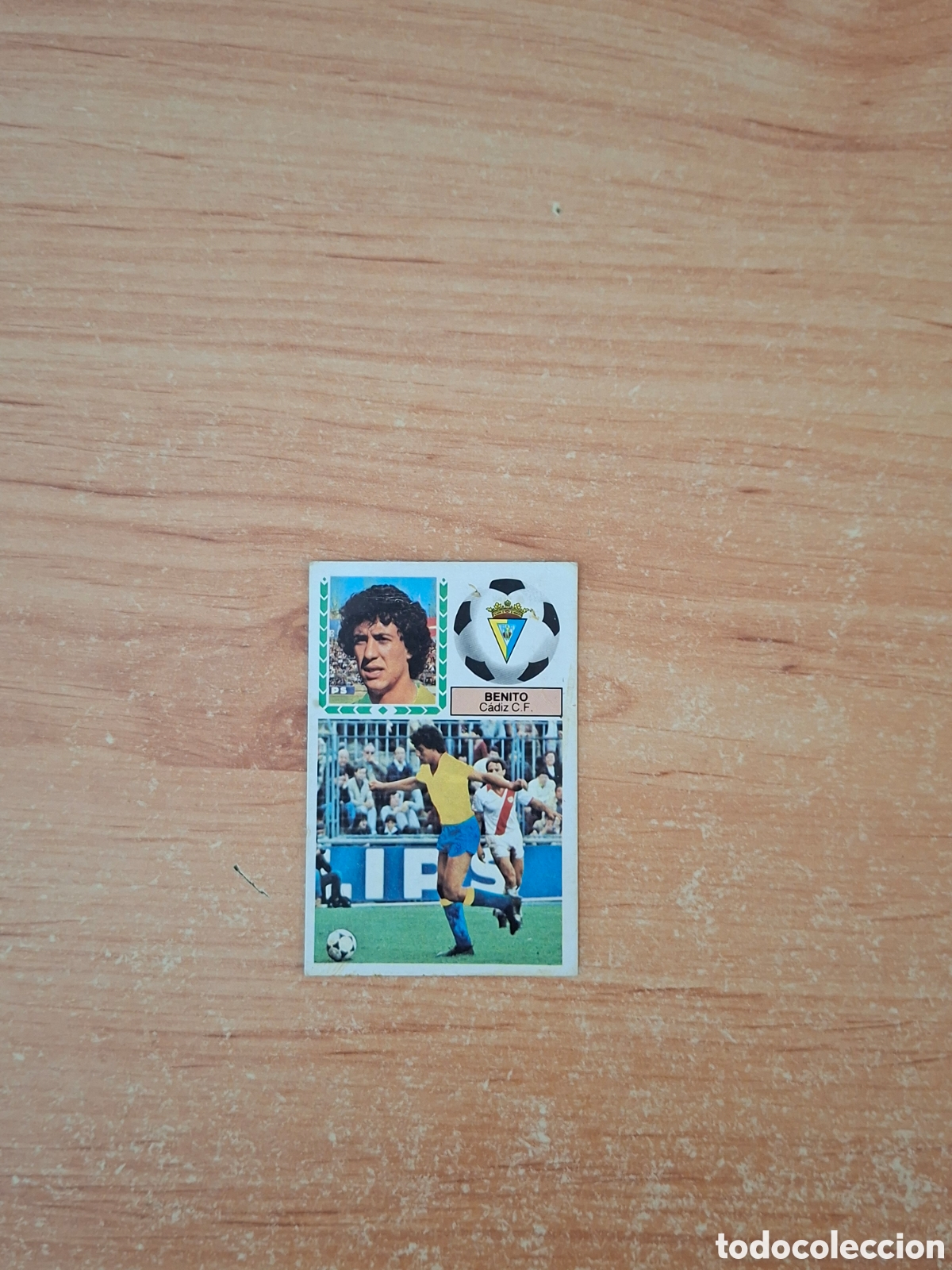 Cartes &agrave; collectionner de Football: Este 83 84 benito cadiz pintado 8 fichaje despegado ver fotos