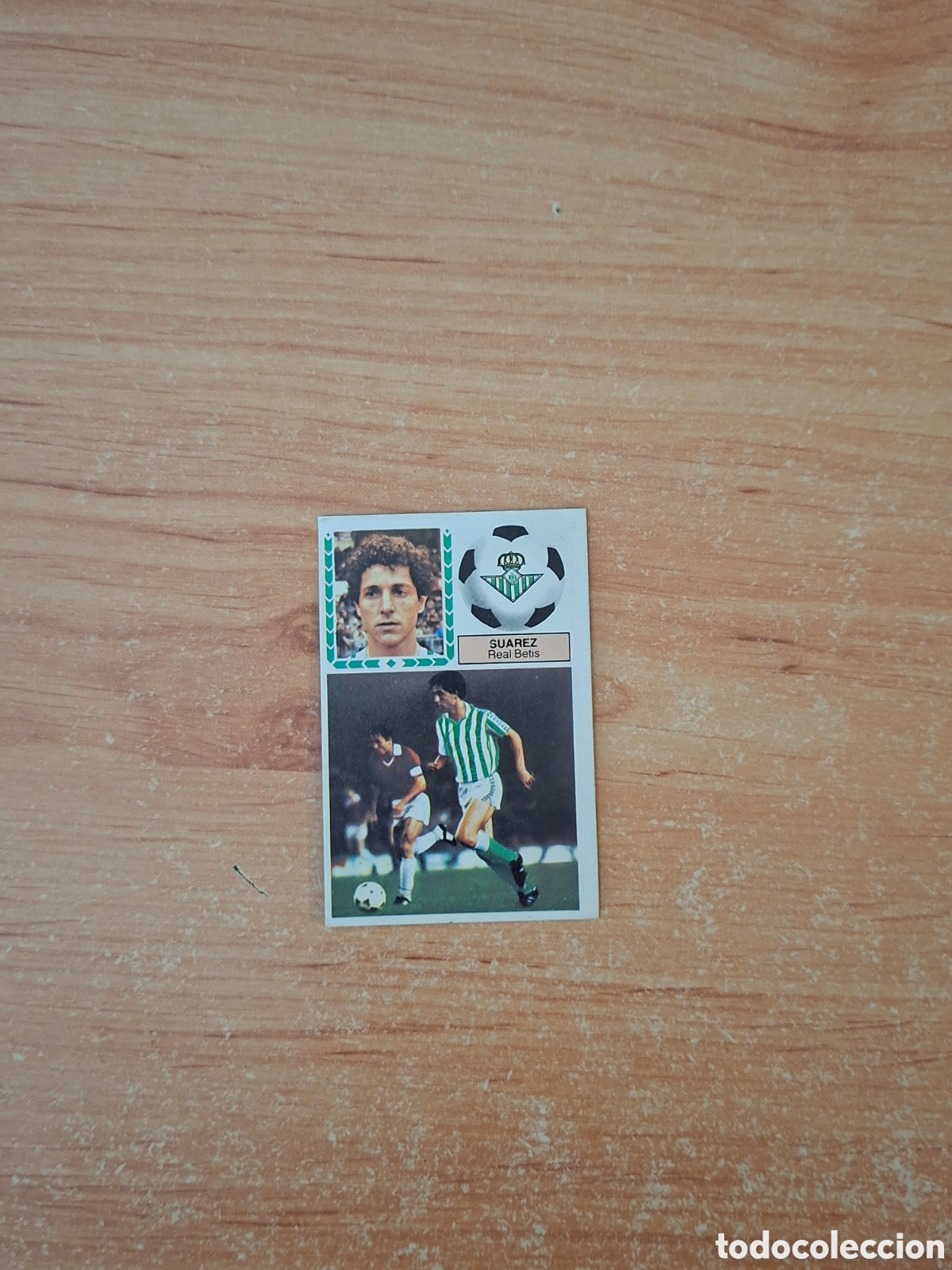 Cromos de f&uacute;tbol: Este 83 84 suarez betis pintado 14 fichaje despegado ver fotos