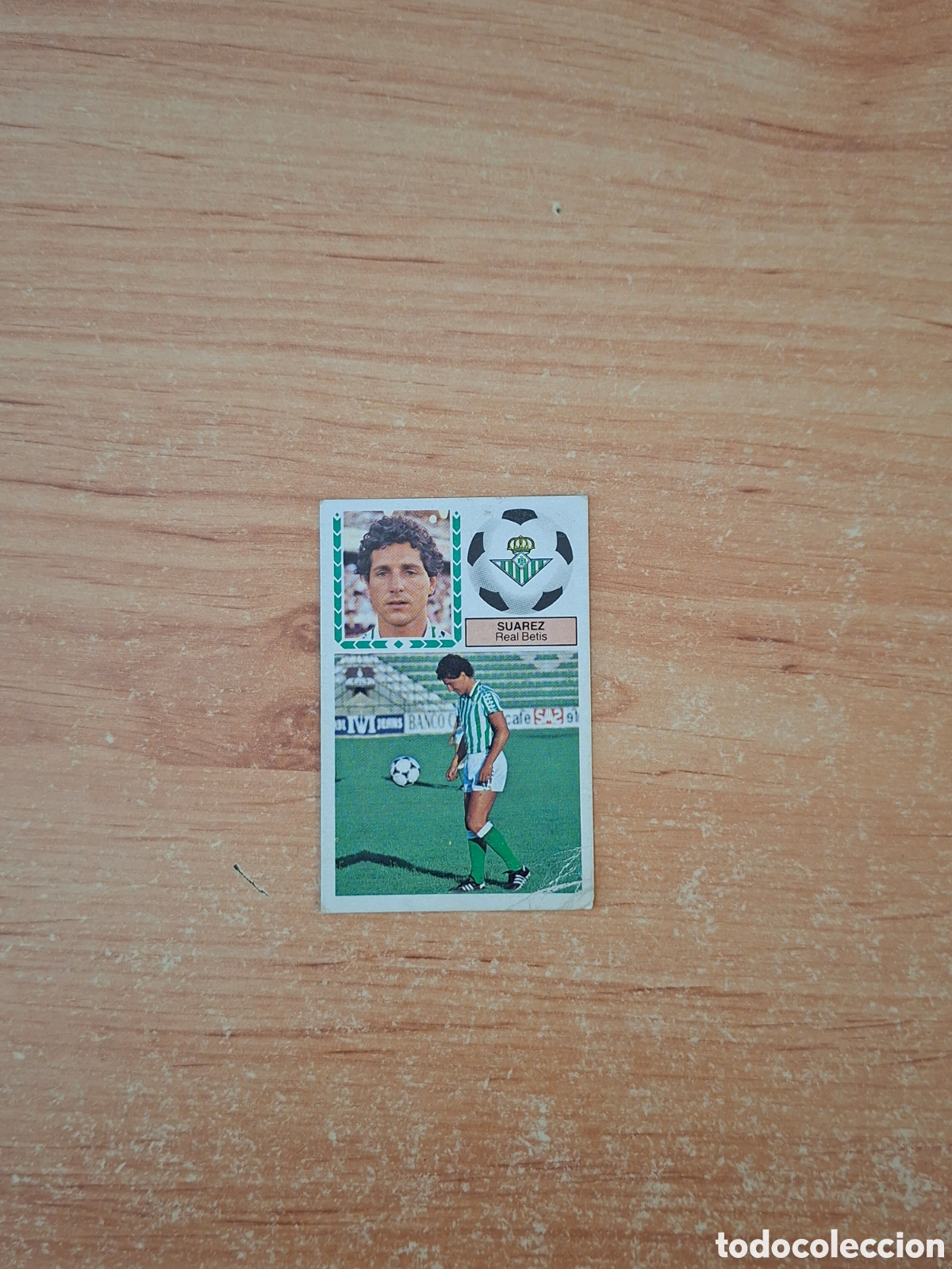Cromos de f&uacute;tbol: Este 83 84 suarez betis doble 14 fichaje despegado ver fotos