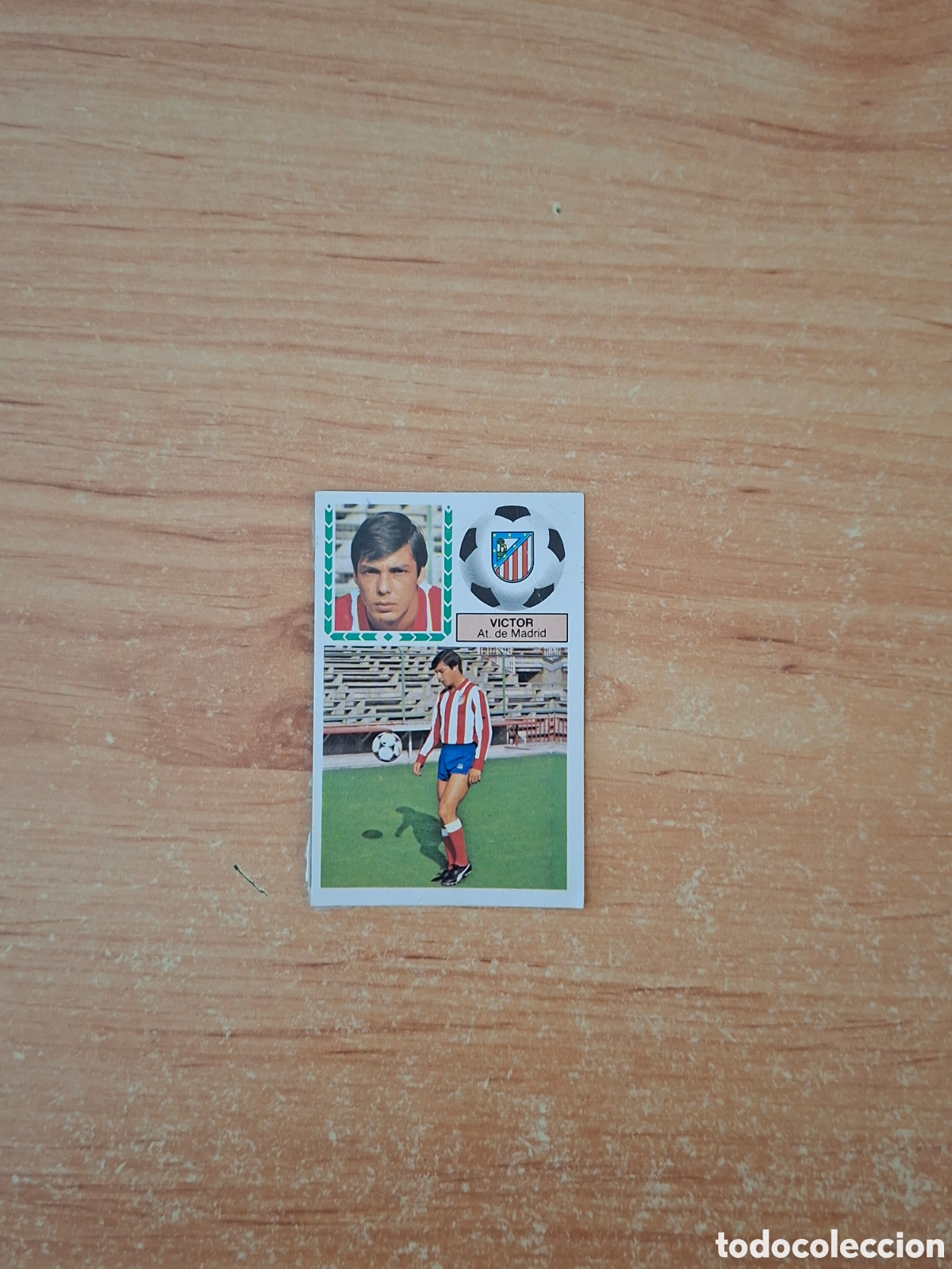 Cromos de f&uacute;tbol: Este 83 84 victor at Madrid 18 bis fichaje despegado ver fotos