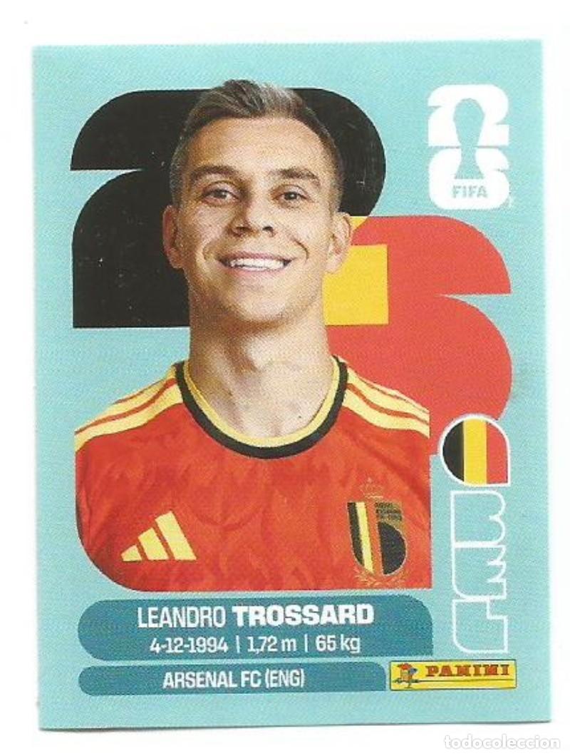 Cromos de f&uacute;tbol: MUNDIAL FIFA 2026 - PANINI - LEANDRO TROSSARD - BELGICA - BEL 18