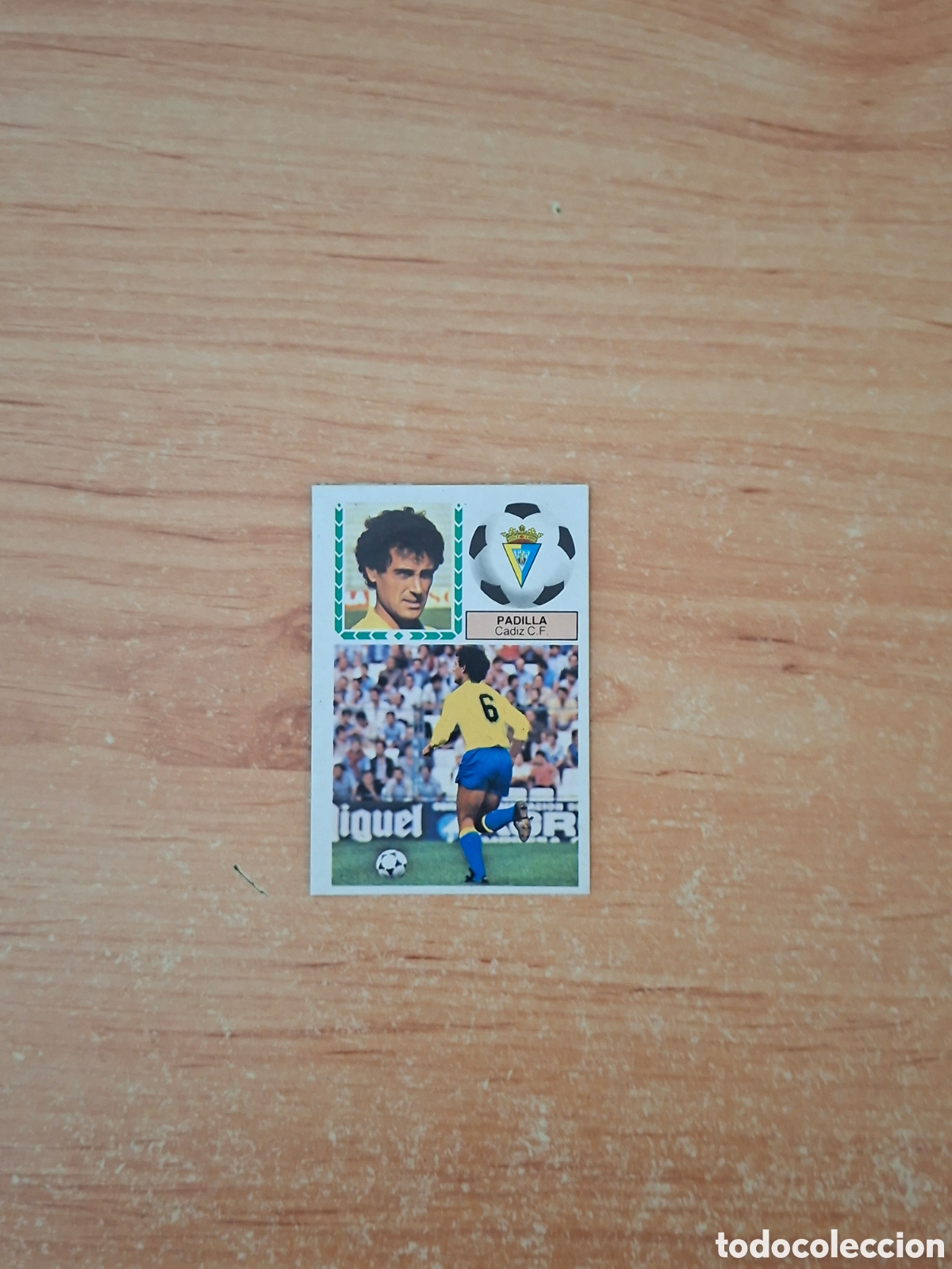 Cromos de f&uacute;tbol: Este 83 84 padilla cadiz pintado 22 fichaje despegado ver fotos