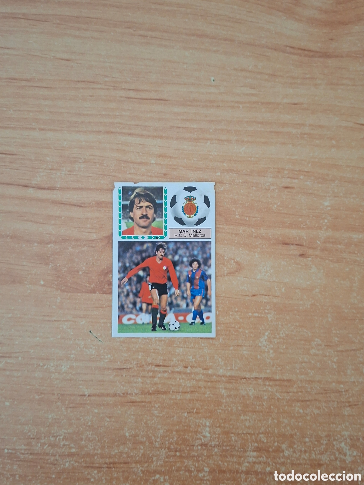 Cromos de f&uacute;tbol: Este 83 84 martinez Mallorca pintado 23 fichaje despegado ver fotos